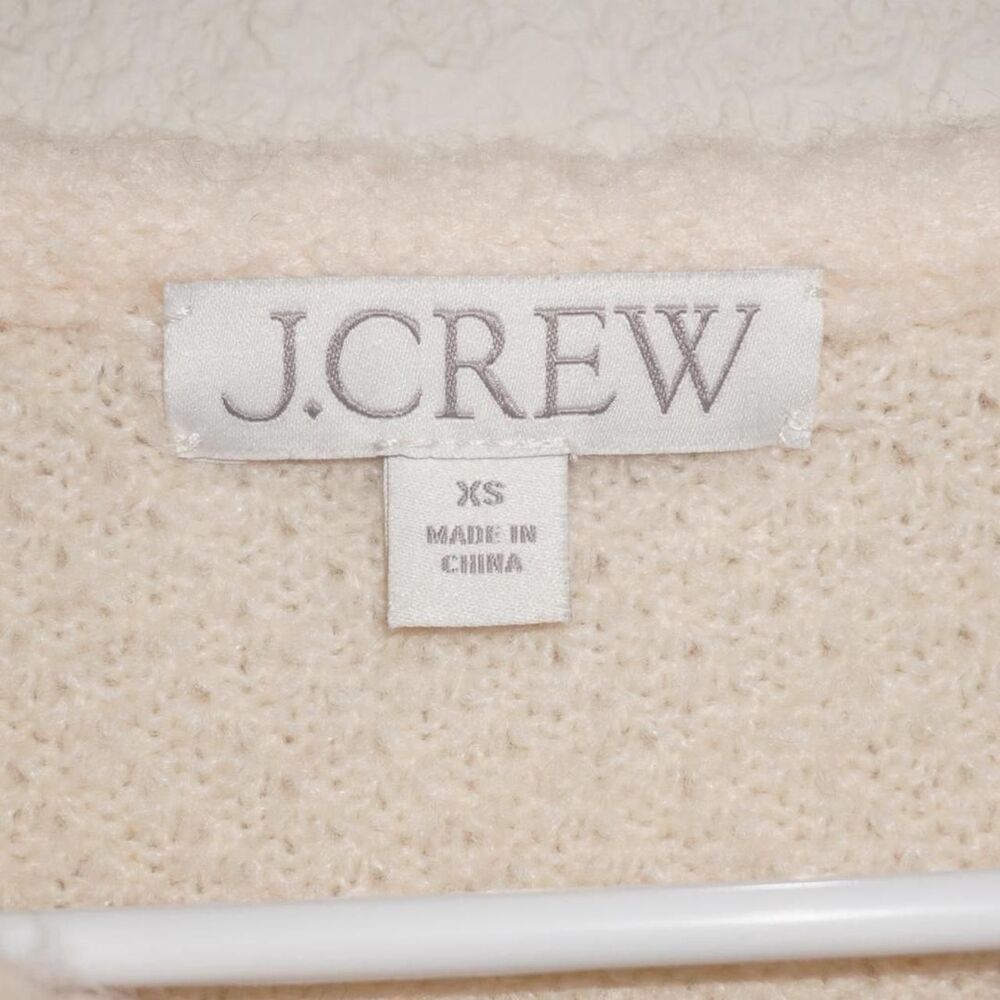 Jcrew Women's Cream and Pink Cardigan - Picture 3 of 6